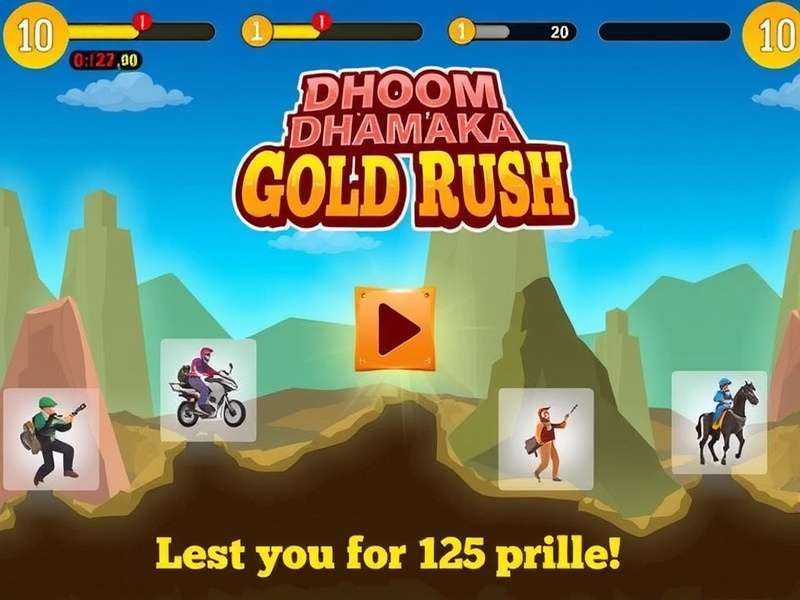 Dhoom Dhamaka Gold Rush Game Screenshot
